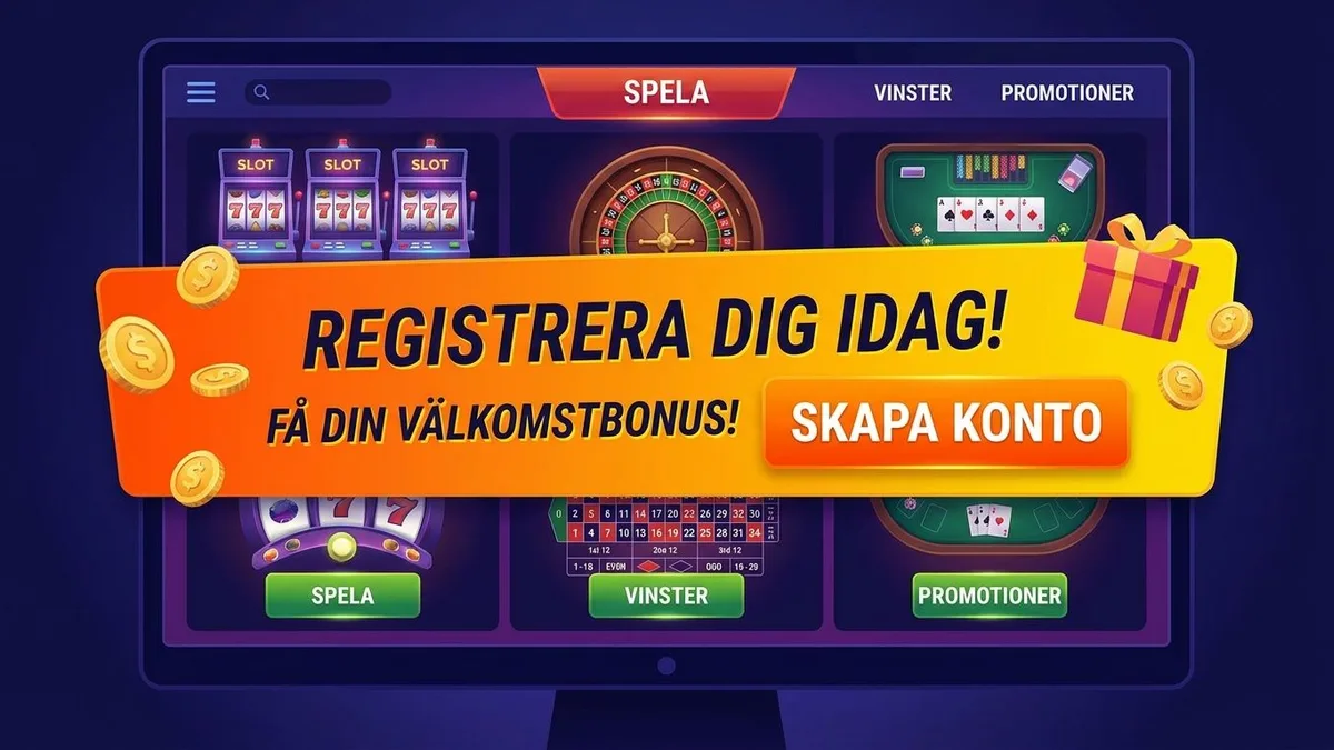 Registrera dig med bonus